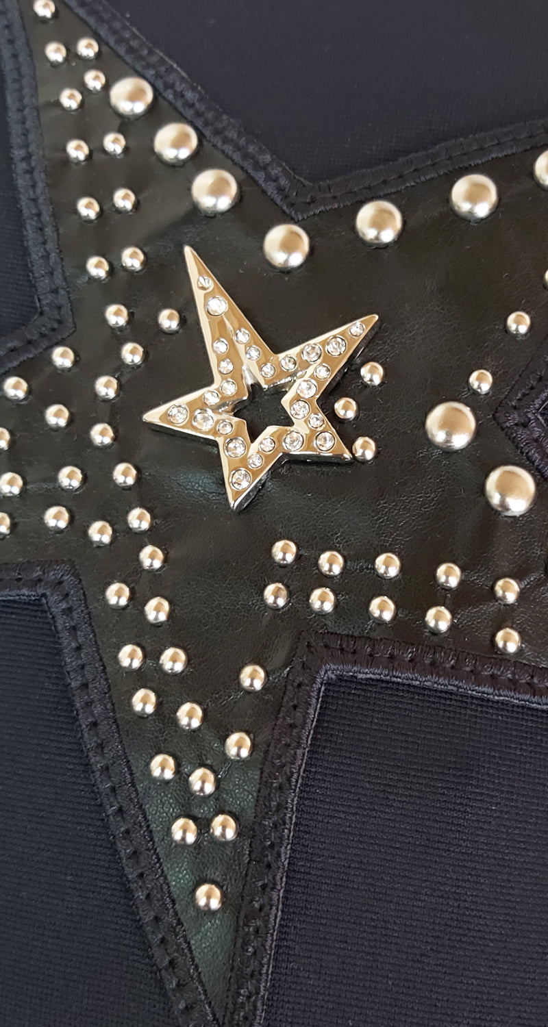 Chaqueta Negra Tachas