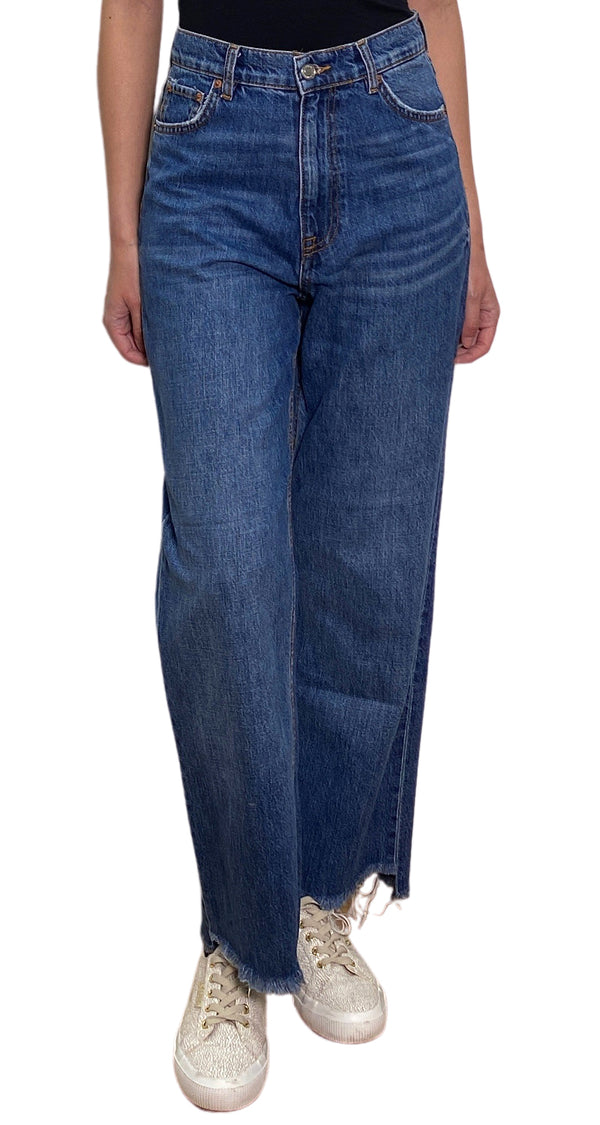 Jeans Ruedos Desflecados