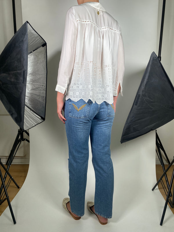 Blusa Broderie