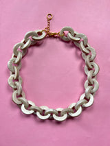 Collar Cadenas Slim Plateado