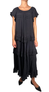 Vestido Vuelos Bordados