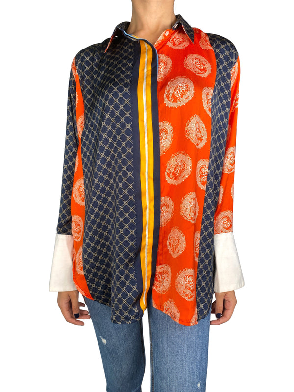 Blusa Estampada Multicolor