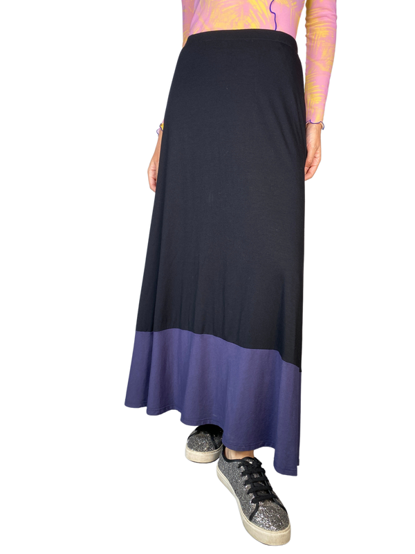 Falda Maxi Vuelos Azules
