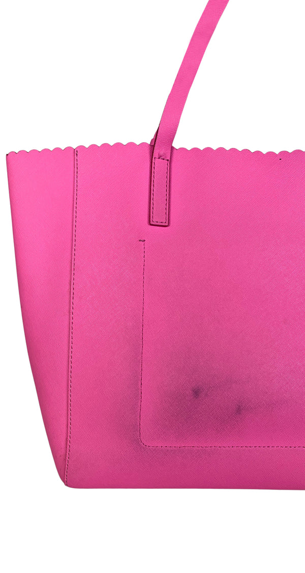 Bolso de Cuero Rosa