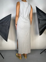 Vestido Maxi Gris