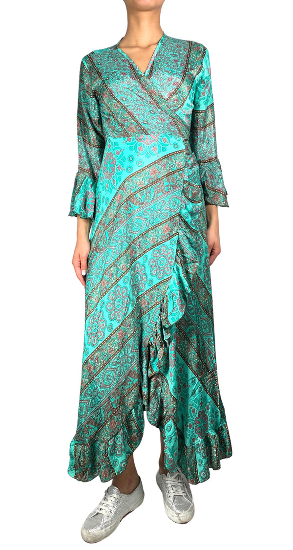 Wrap Dress Estampado Colores