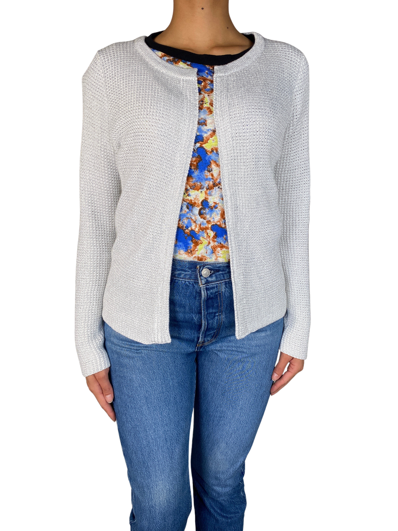 Cardigan Citronelle Con Hilos Metalizados