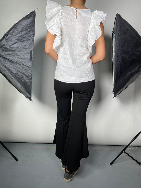Blusa Blanca Vuelos