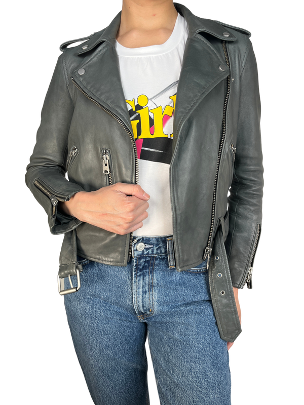 Chaqueta Cuero Biker
