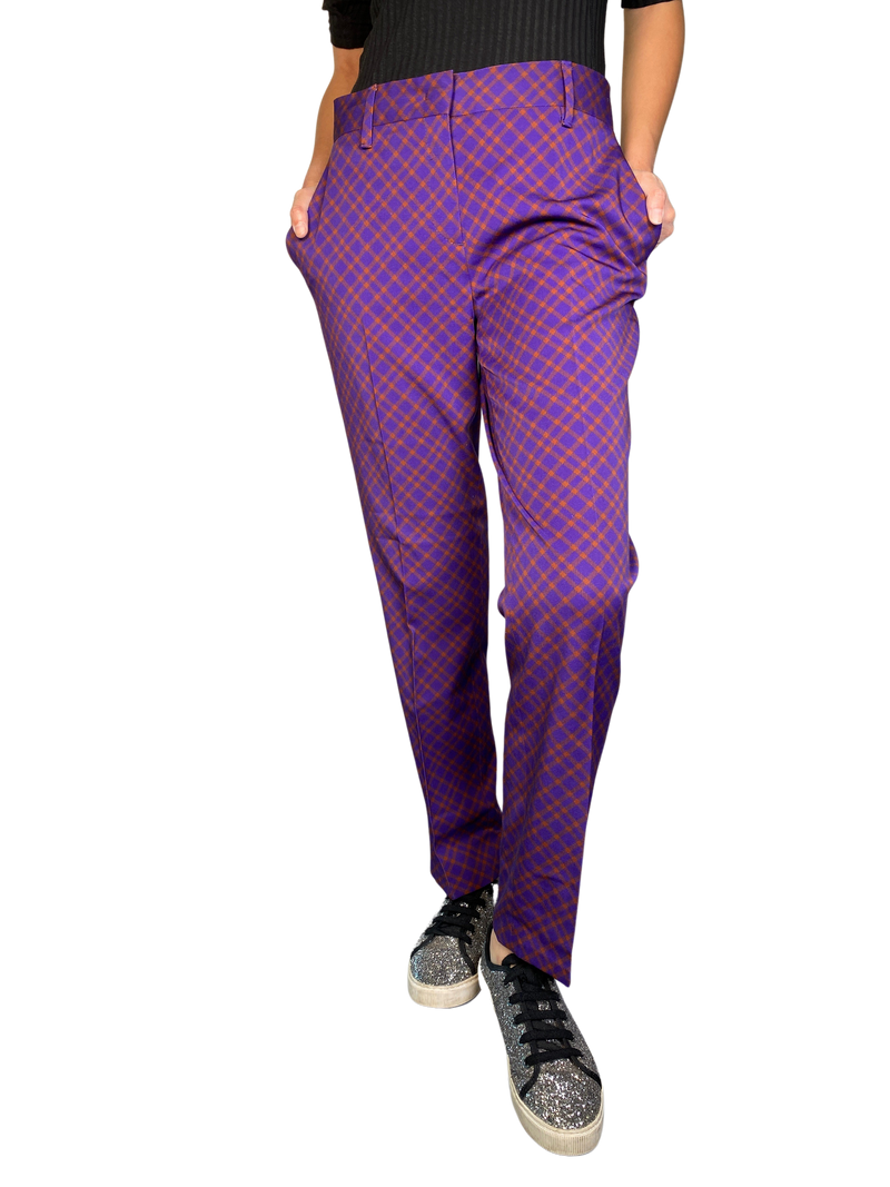 Pantalón Morado Estampada