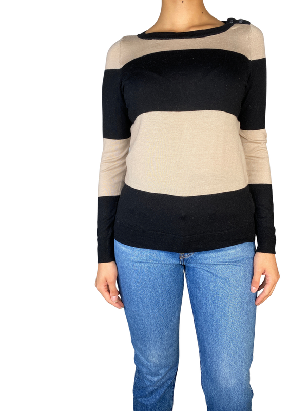 Sweater Rayas Lana Merino