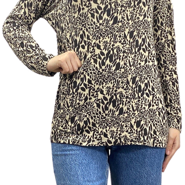 Polera animal print mujer best sale