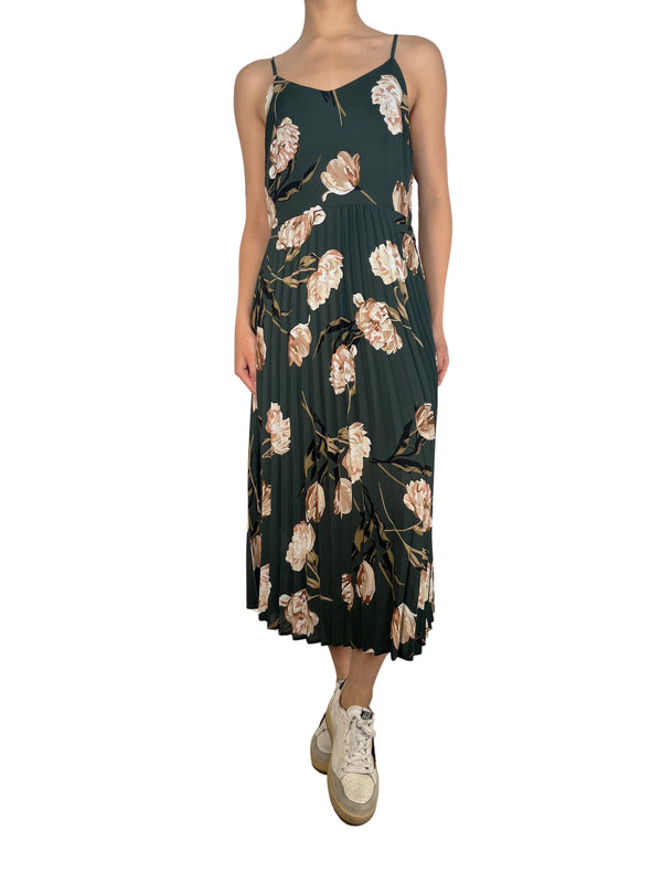 Vestido Plisado Flores