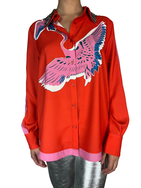 Blusa Cuello Aplicaciones