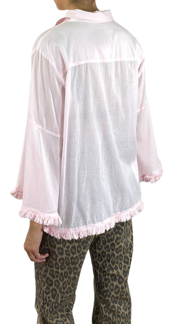 Blusa Rosada Acampada