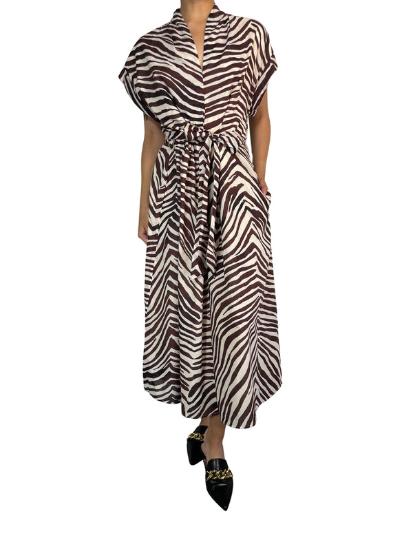 Vestido Maxi Animal Print