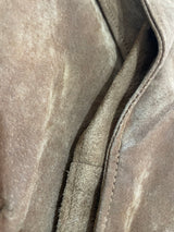 Abrigo Cuero Camel