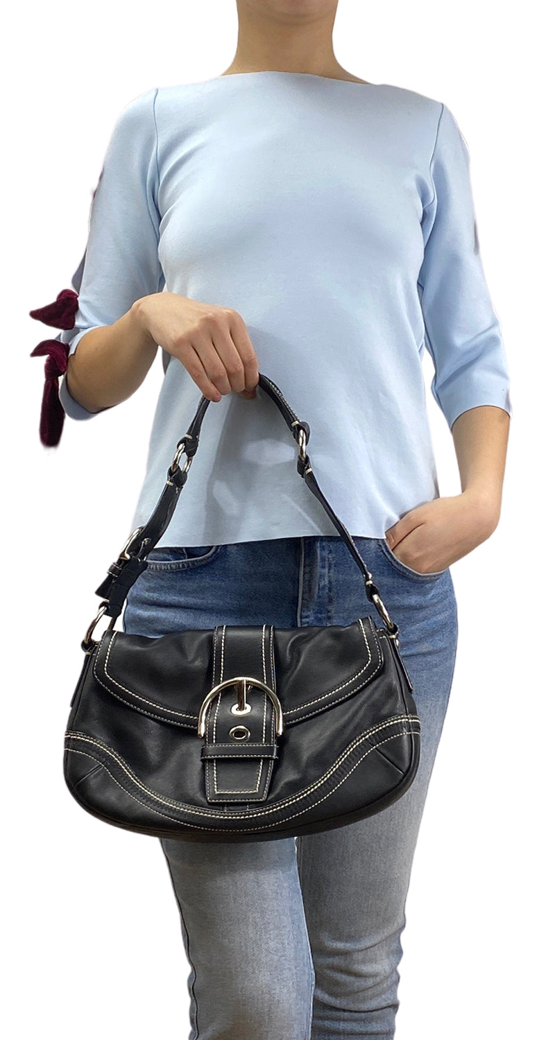 Bolso Negro Hebilla