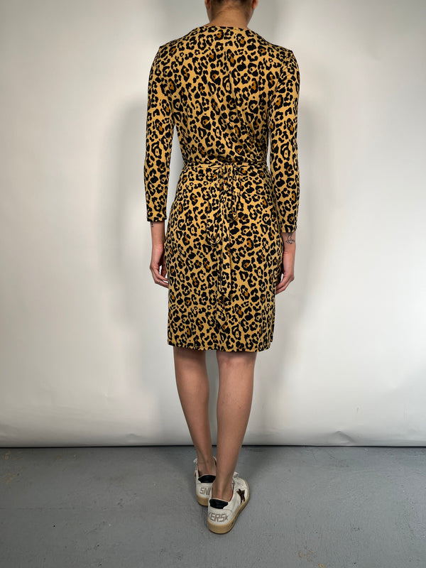 Vestido Wrap  Leopard