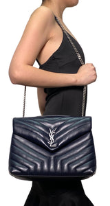 Cartera Azul Marino
