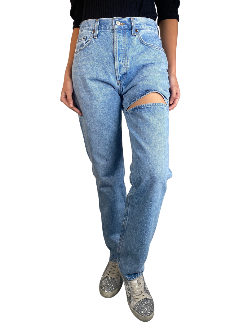 Jeans Mid Rise Vintage Straight