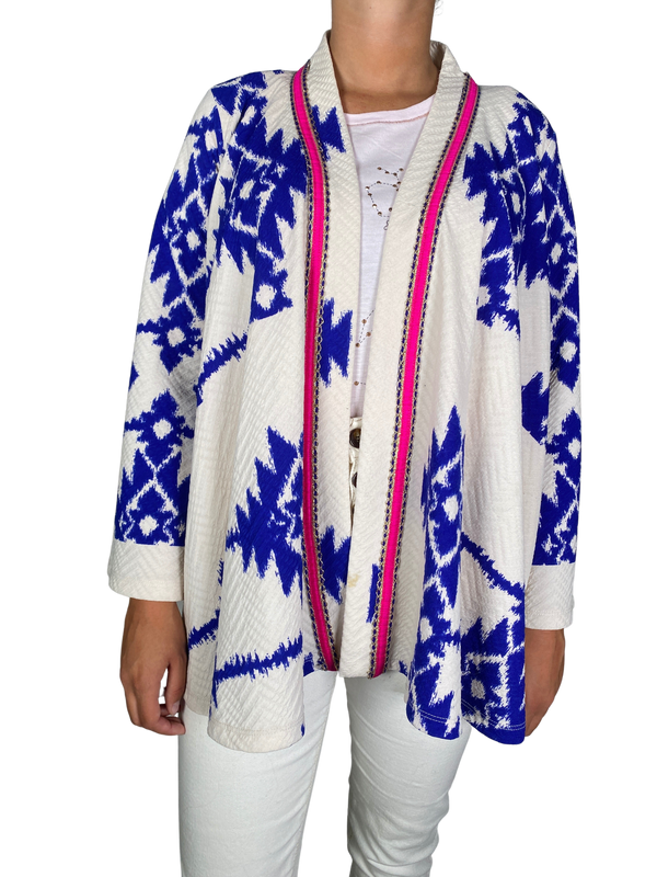 Kimono Estampado Azul