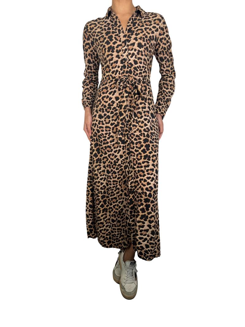 Vestido Maxi Animal Print