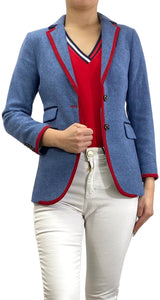 Blazer Lana Azul