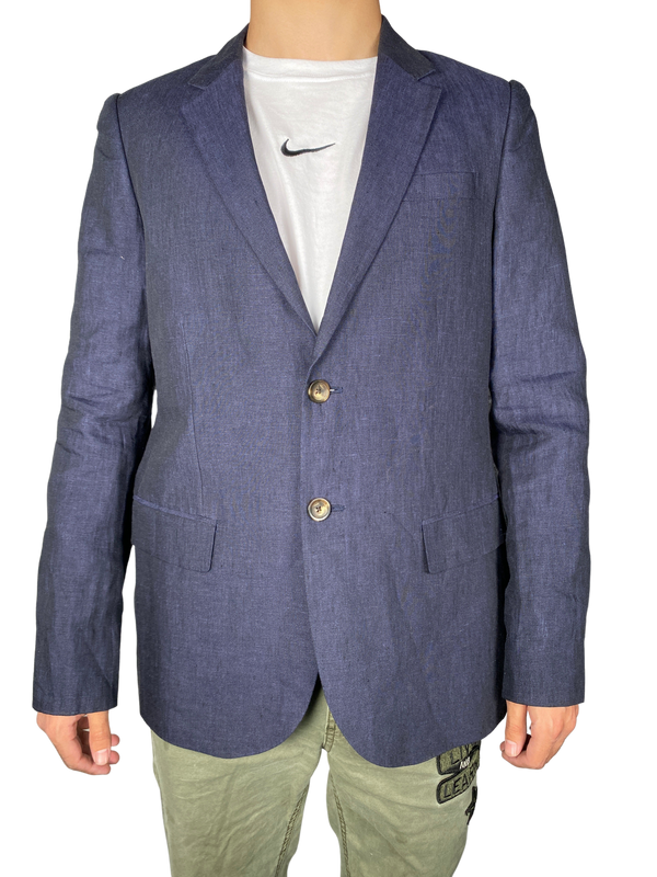 Blazer Lino Azul Marino