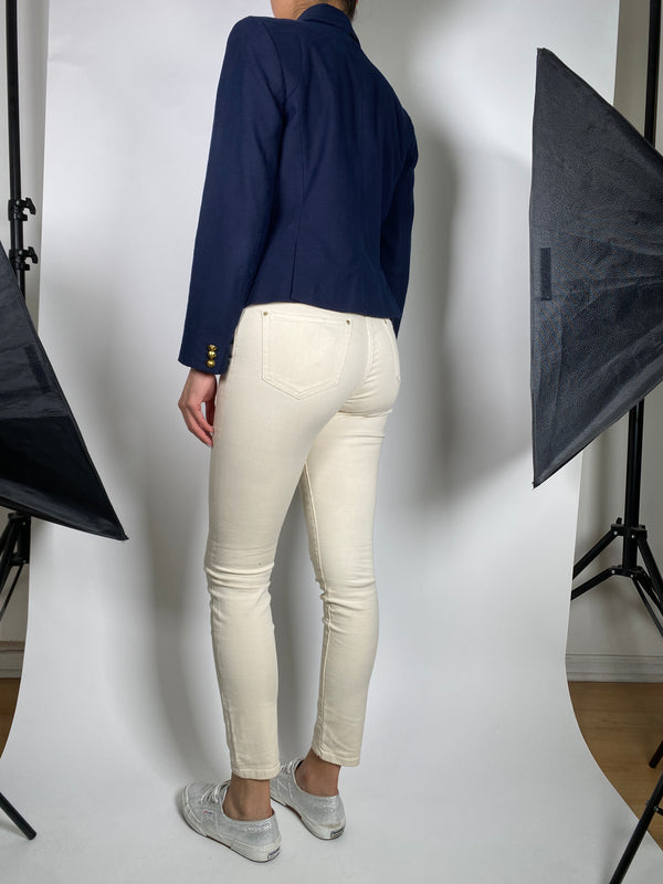 Blazer Azul Botones Dorados