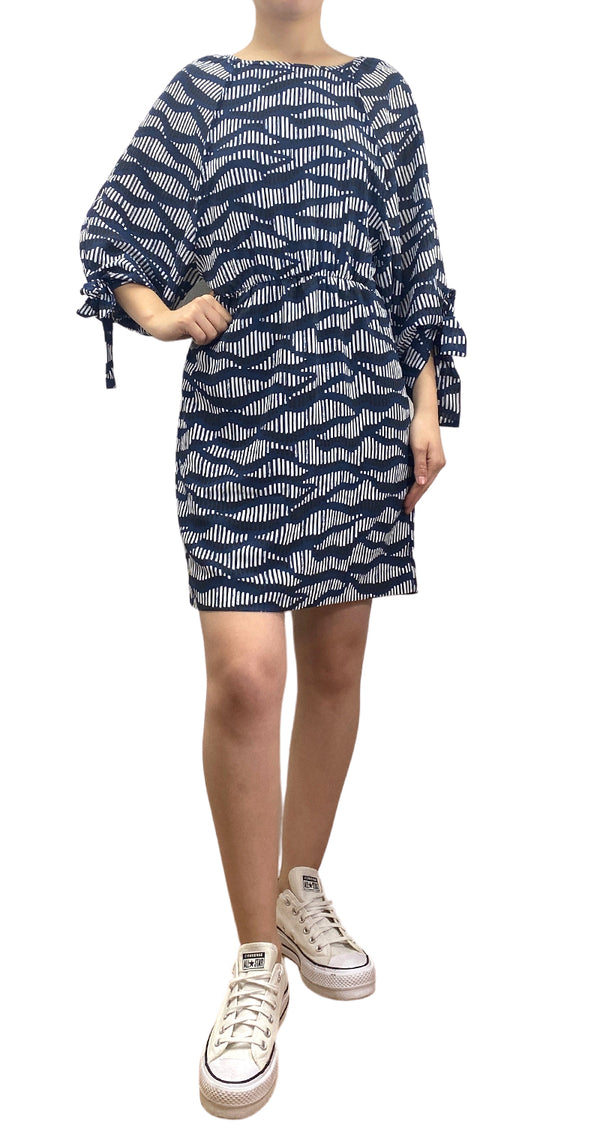 Vestido Azul Estampado