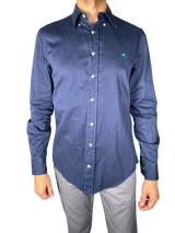Camisa Azul Manga Larga