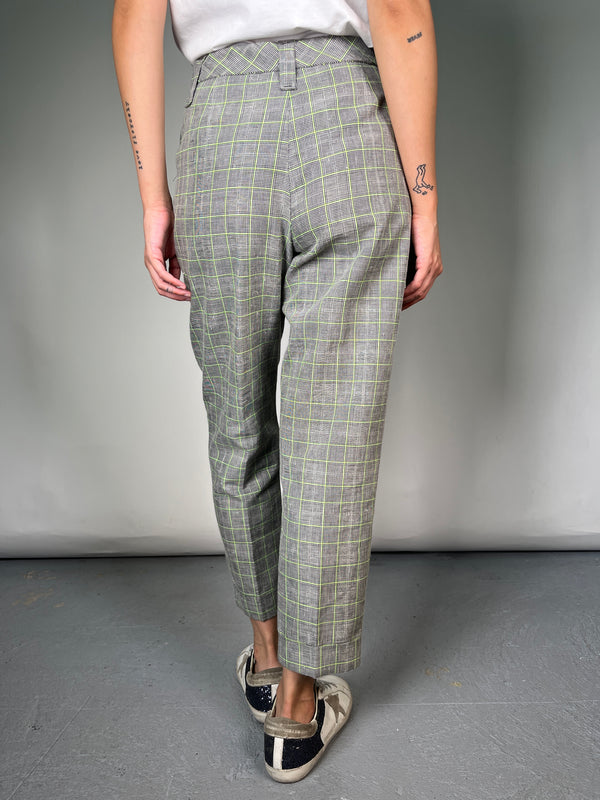 Pantalón Tartán Lino