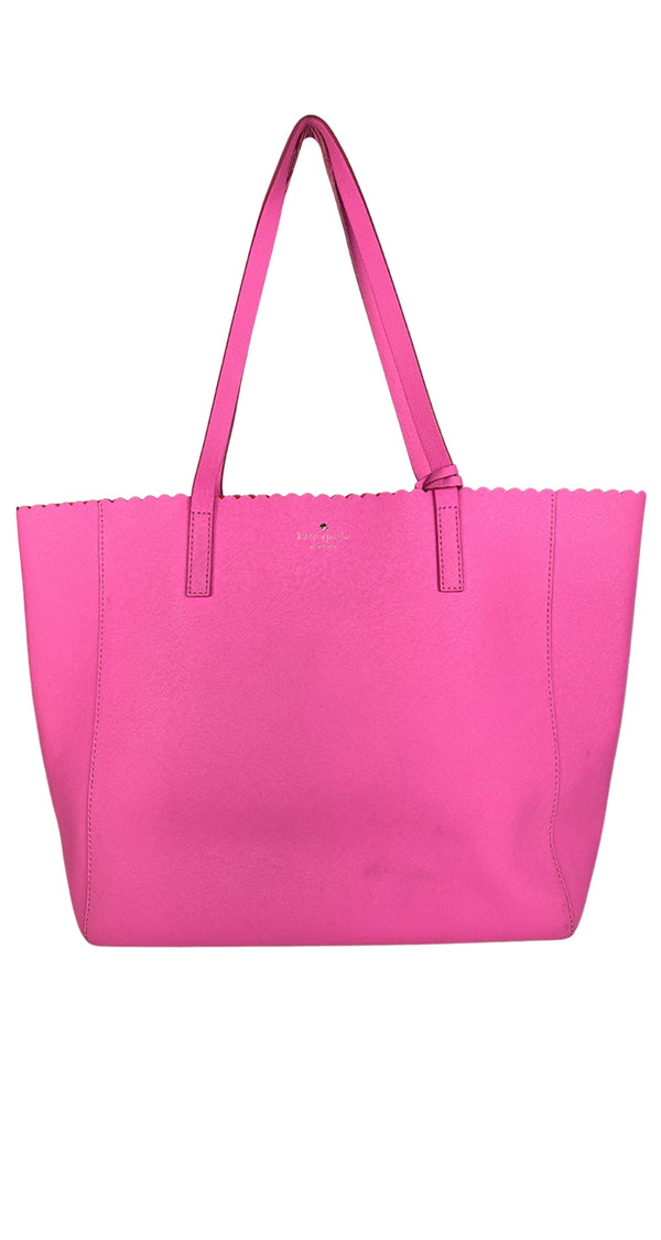 Bolso de Cuero Rosa