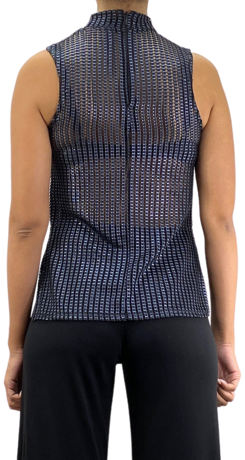 Blusa Traslucida Negra