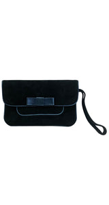 Clutch Cuero Gamuza
