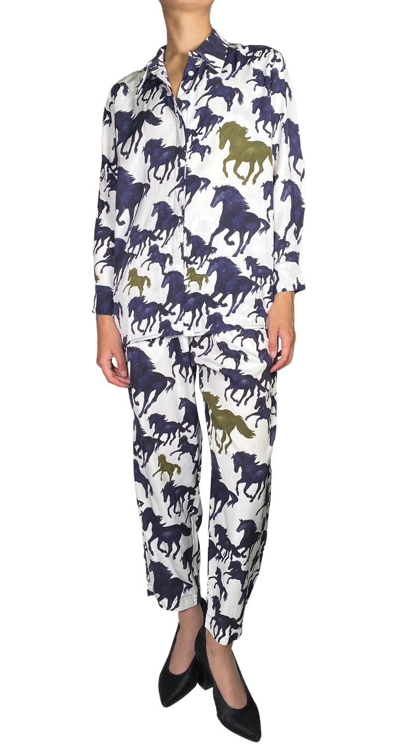 Blusa Estampada Horses