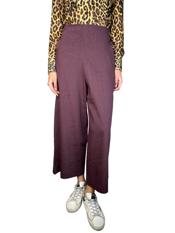 Pantalón Culotte Lino