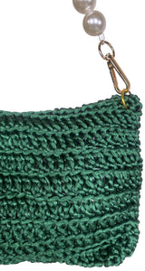 Bolso Tejido Perlas