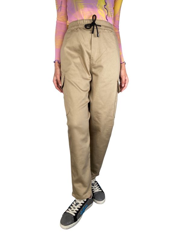 Pantalón Cargo Beige Unisex PLUS SIZE