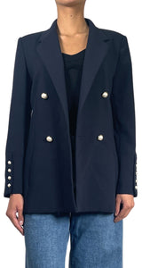 Blazer Botones Perlas