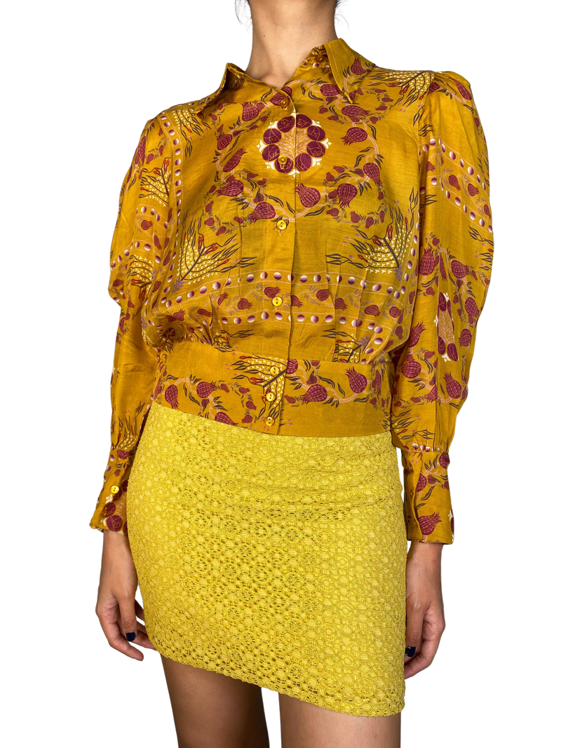 Blusa Estampada Floreada