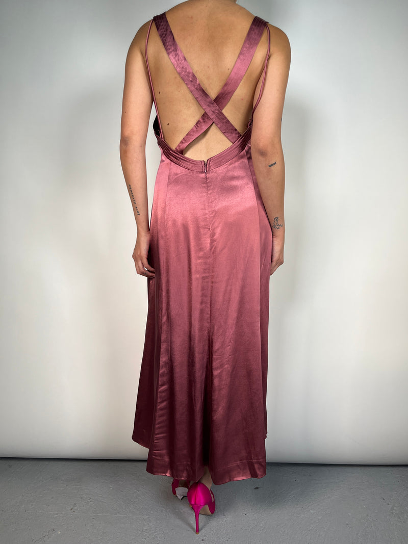 Vestido Viscosa Satinado