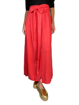 Falda Maxi Lino Coral