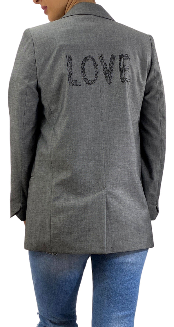 Blazer Gris Love