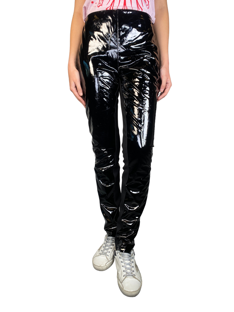 Pantalón Charol Cuero Vegano
