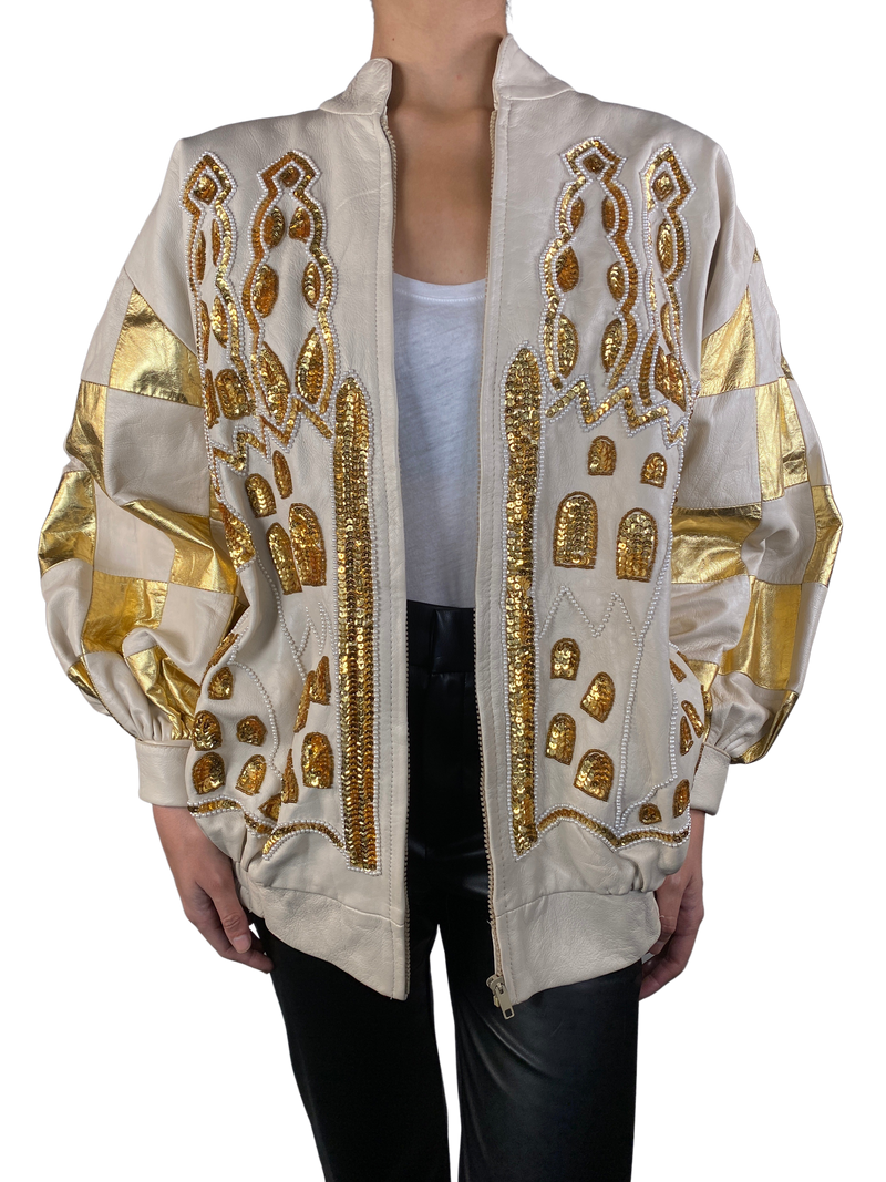 Chaqueta Bomber Lentejuelas
