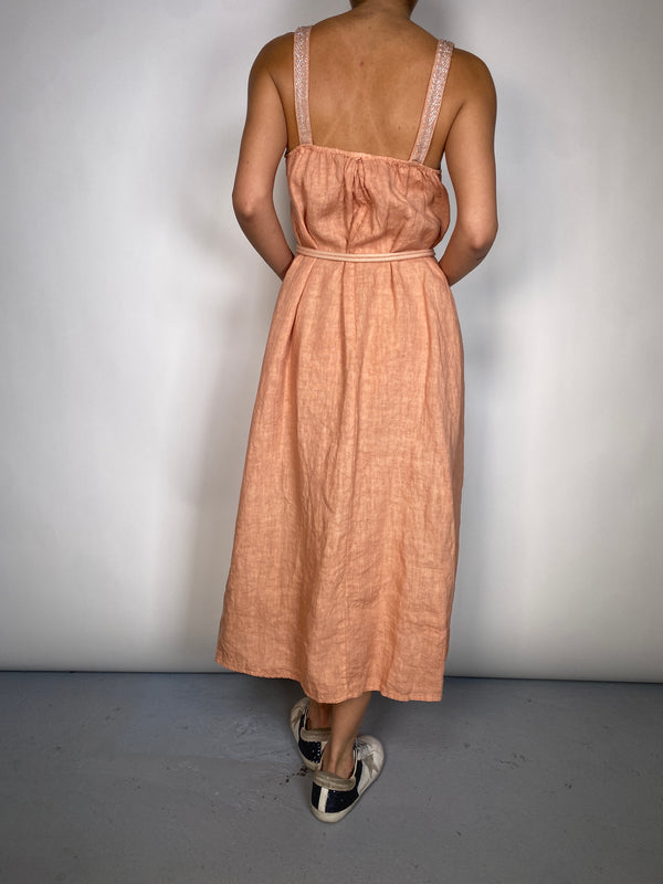 Vestido Lino Cinturón