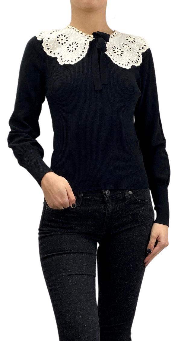 Polera Tejida Negra
