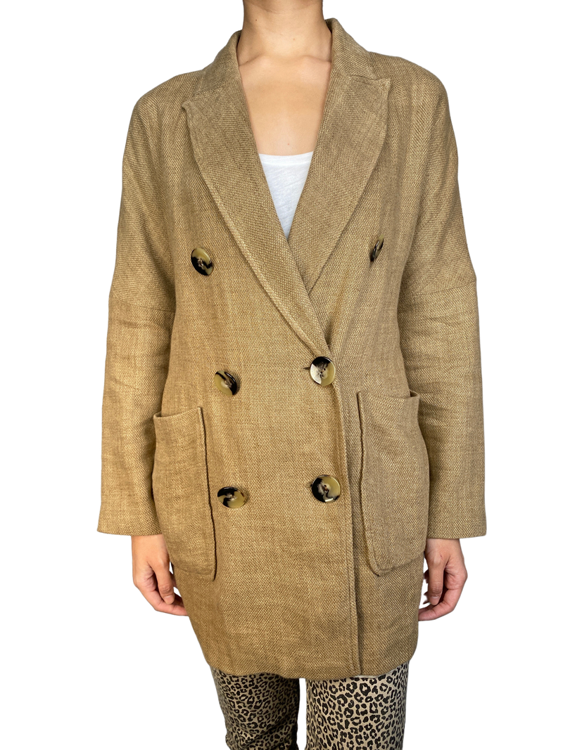 Chaqueta Lino Oversize